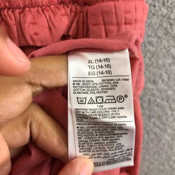 New Girl Old navy Textured Clip-Dot‎ Flutter-Sleeve Fit & Flare Dress XL(14-16) - Picture 9 of 10